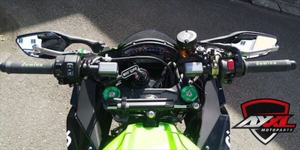 バイクハンドルのポジション、色を変えてドレスアップ！| AxxL