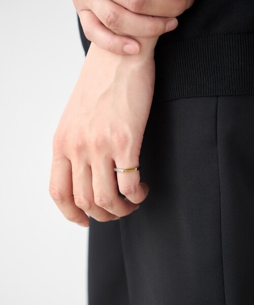 ete（エテ） 指輪 リング 「トリカラー」 ボクシー リング レディース