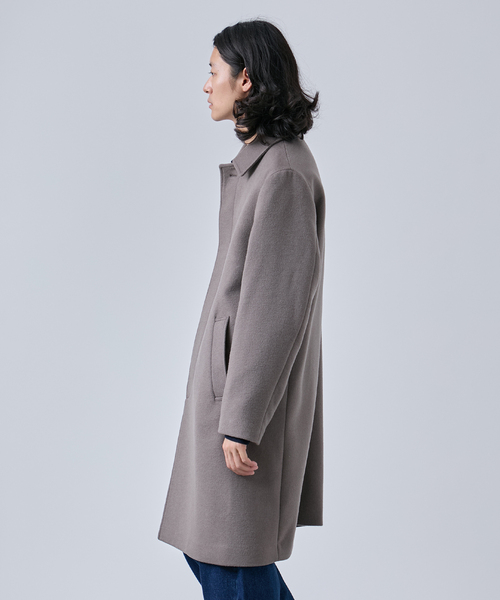 B.C STOCK（ベーセーストック） ステンカラーコート コート ウール