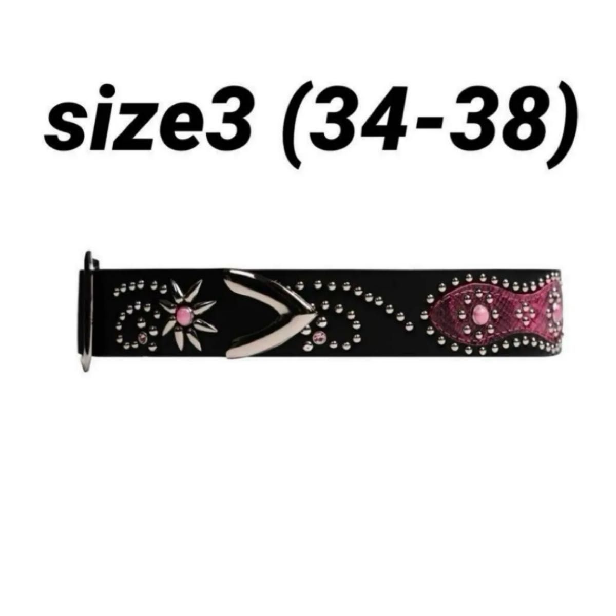 Abraham スタッズ ベルト HTC norimid jaded london｜Yahoo!フリマ（旧