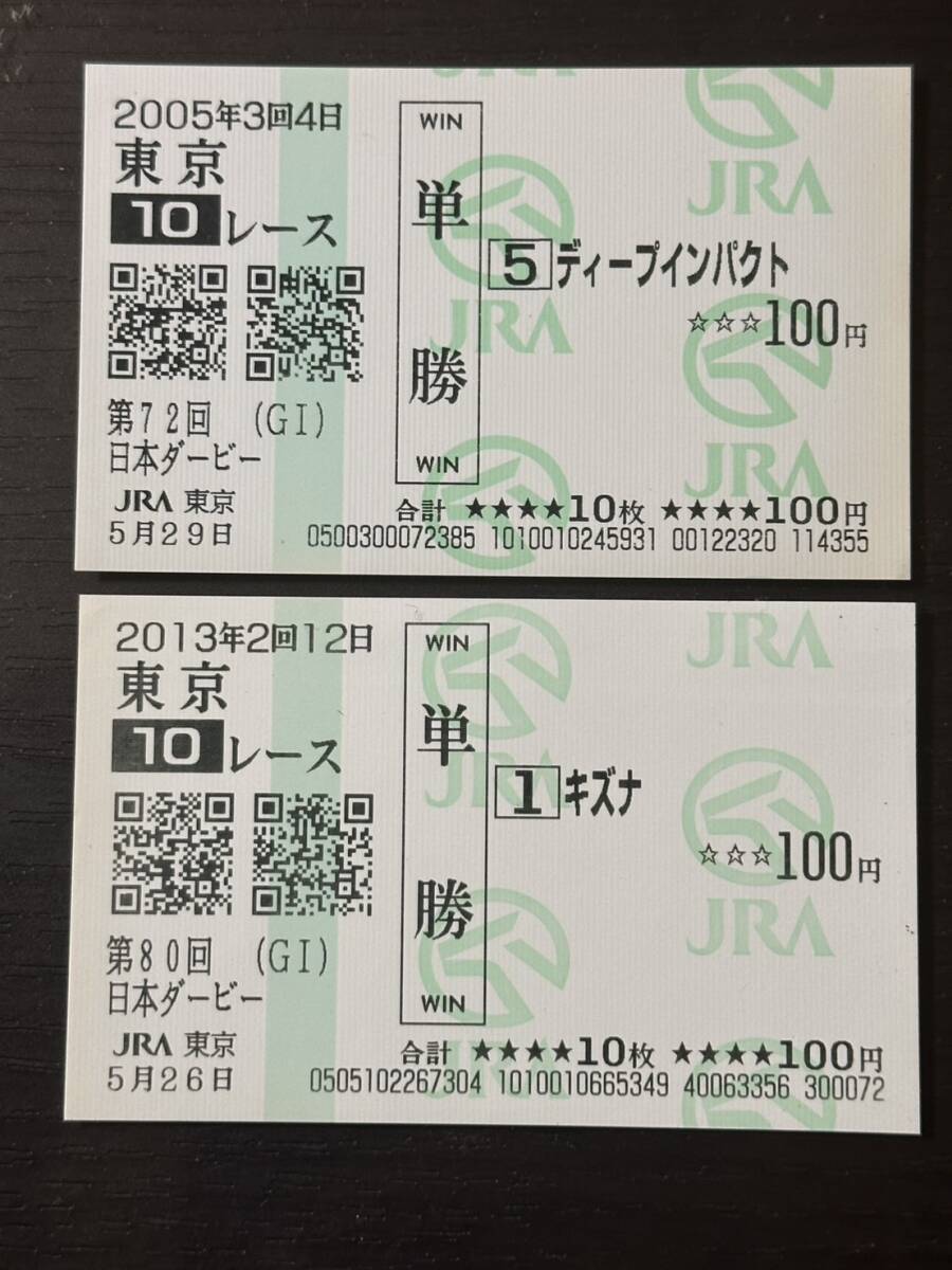 2026年最新】Yahoo!オークション -ディープインパクト 馬券(競馬)の