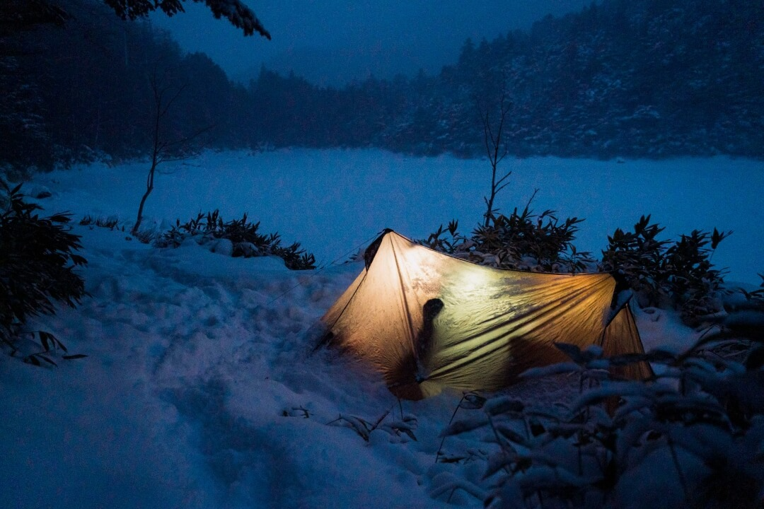 NINJA SHELTER × 雪中キャンプ in 北八ヶ岳 – PAAGOWORKS