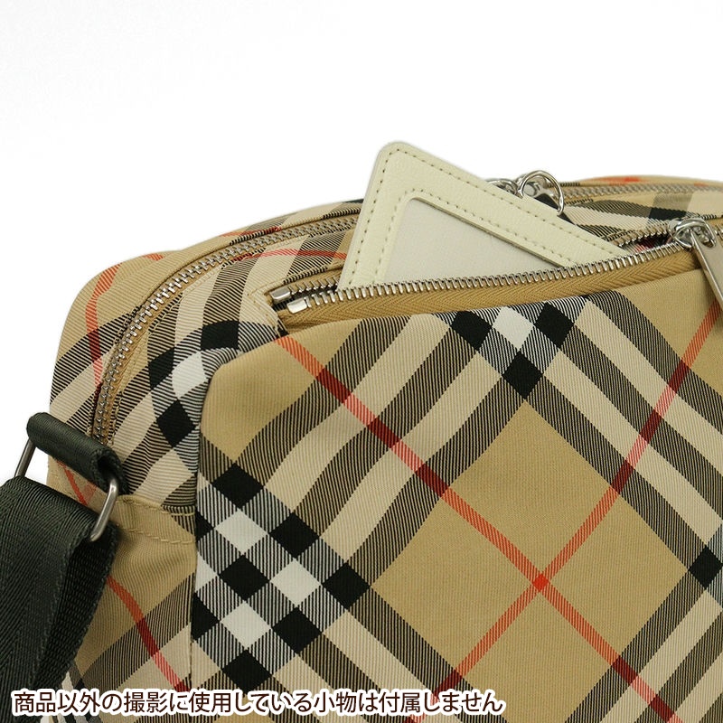 Brandol / BURBERRY バーバリー ショルダーバッグ チェック柄 カメラ