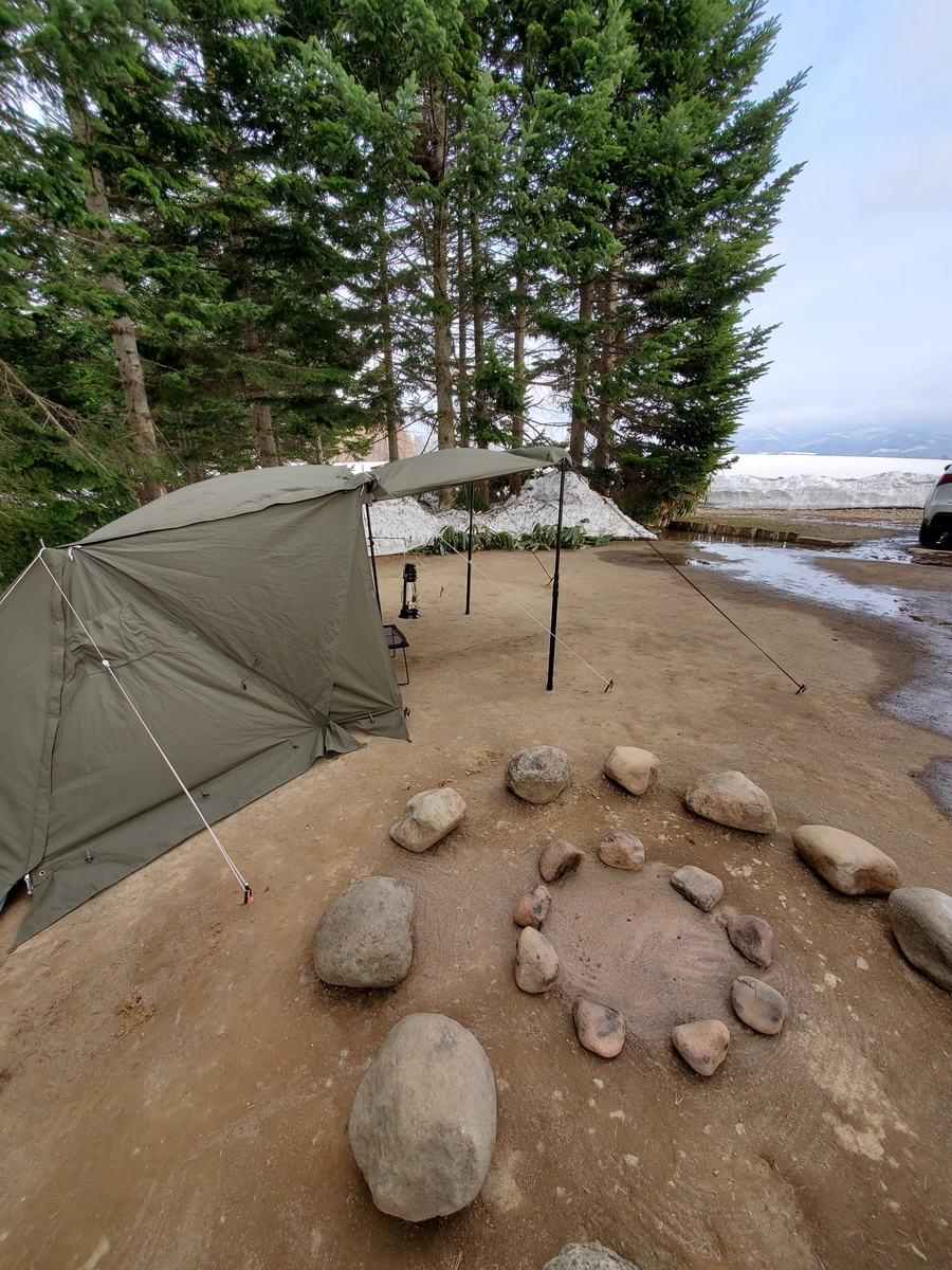 BUNDOK ソロベースEX用 フロントウォール 前幕 BDK-77 カーキ色