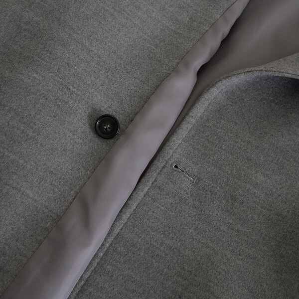 ORIGINAL) ラインスリーブダブルミドルコート | ファッション通販