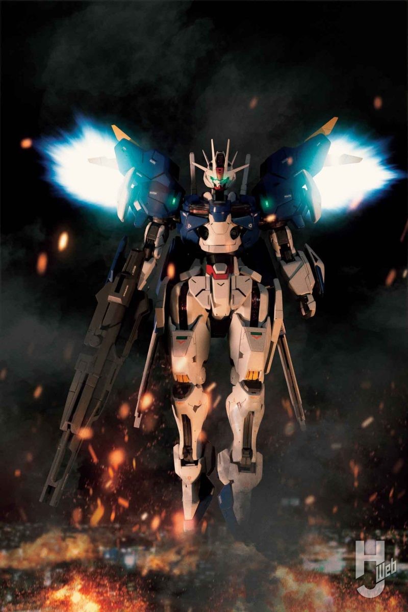 1/100で改修型エアリアルをスクラッチ!! パテとプラ板でギミックを完全