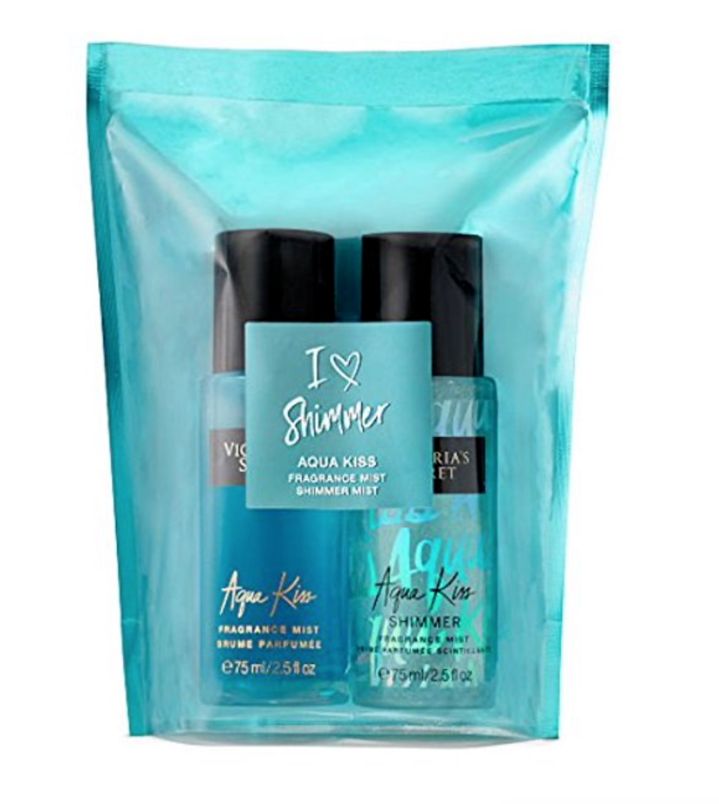Victoria's Secret AQUA KISS Mini Fragrance Mist + Shimmer Mist