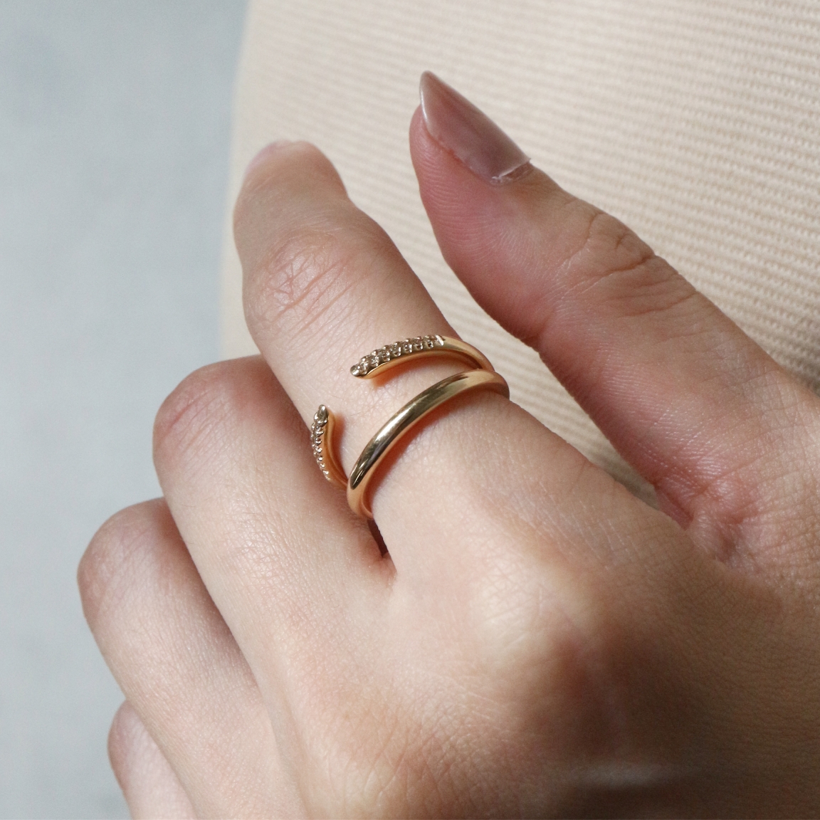 Hirotaka（ヒロタカ) Manta Diamond Ring | ダイヤモンド リング