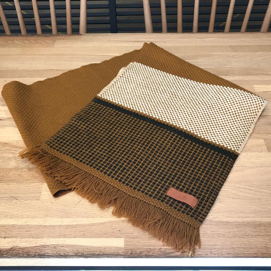 HERMES（エルメス） 【超美品】エルメス カシミヤ マフラー レザータグ