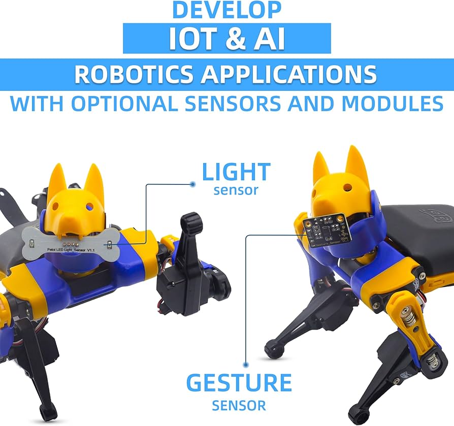 Petoi Bittle Robot Dog STEM Kit(Construction) - Coding Robot