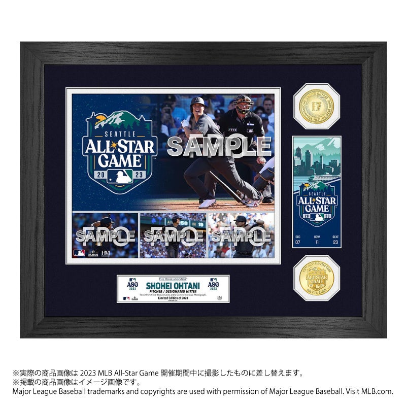 大谷翔平 2023 MLBオールスターゲーム出場記念ダブルフォトミント 大谷