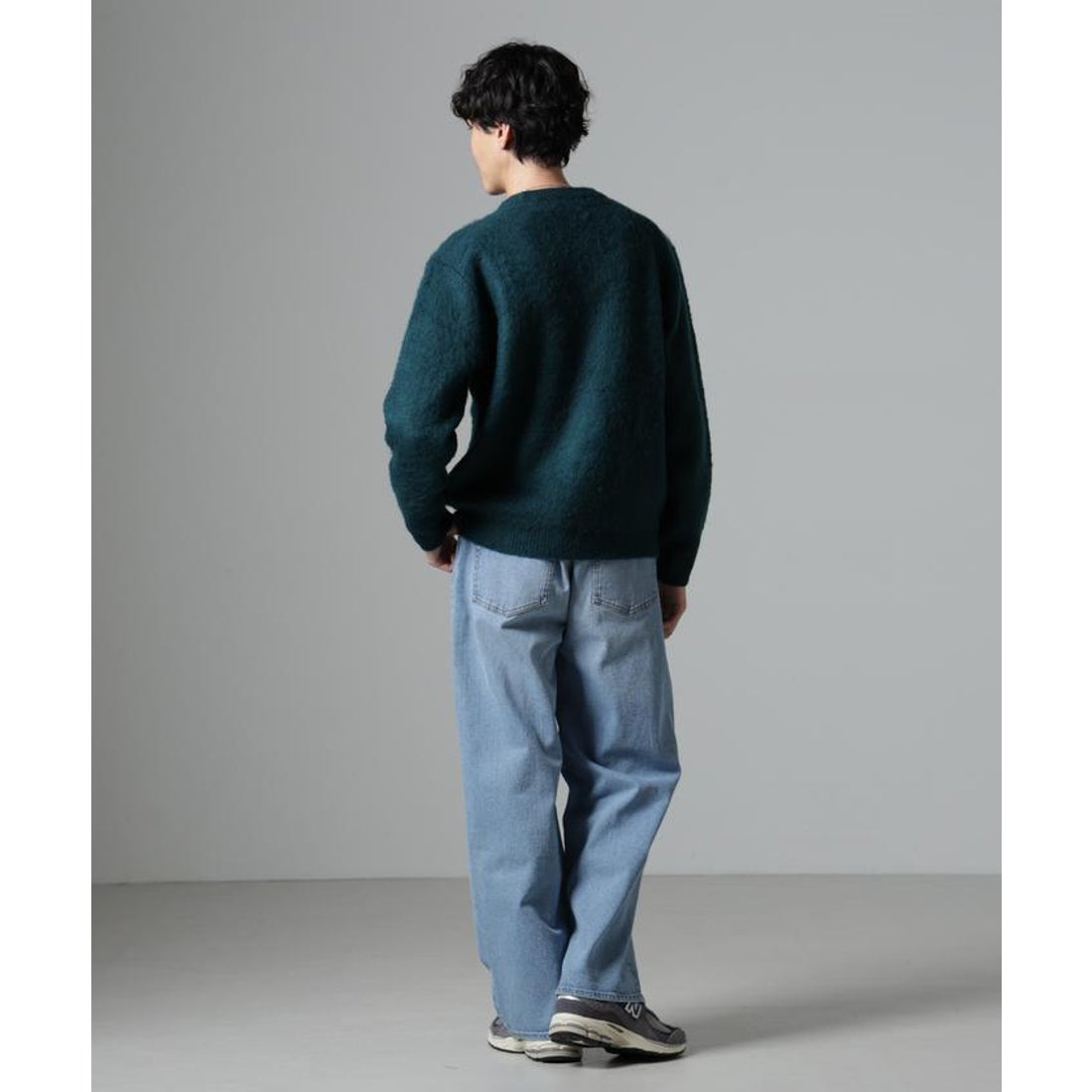 ナノ・ユニバース NANO universe モヘヤライクプルオーバーニット