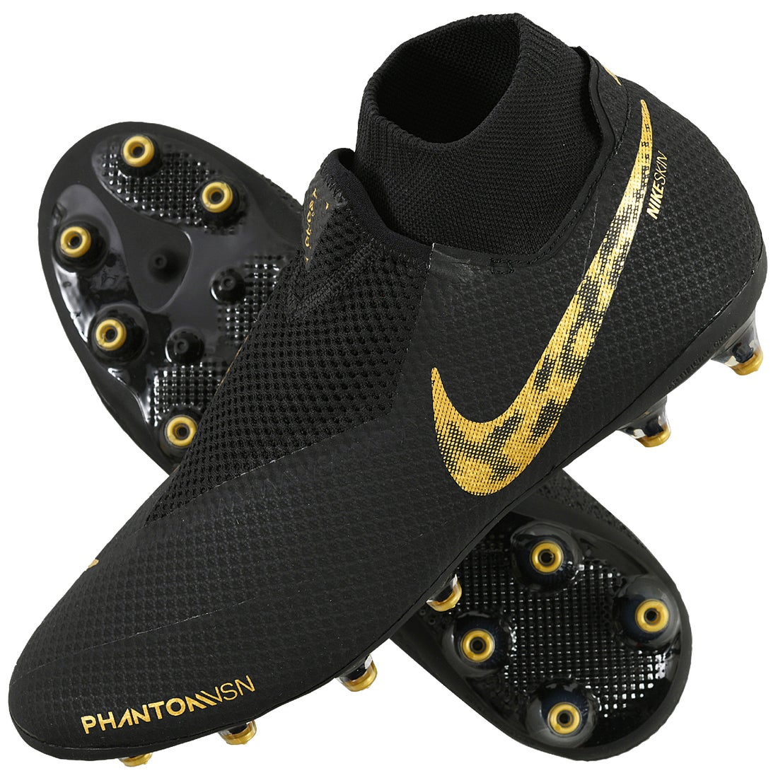 NIKE ナイキ ファントム ビジョン プロ DF AG-PRO(ブラック×ゴールド