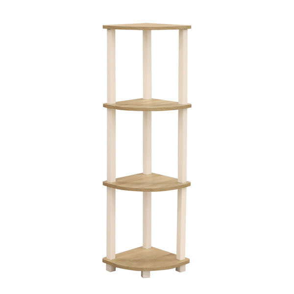 コーナーラック コーナーシェルフ 木製 4段 棚 トイレ 収納 スリム