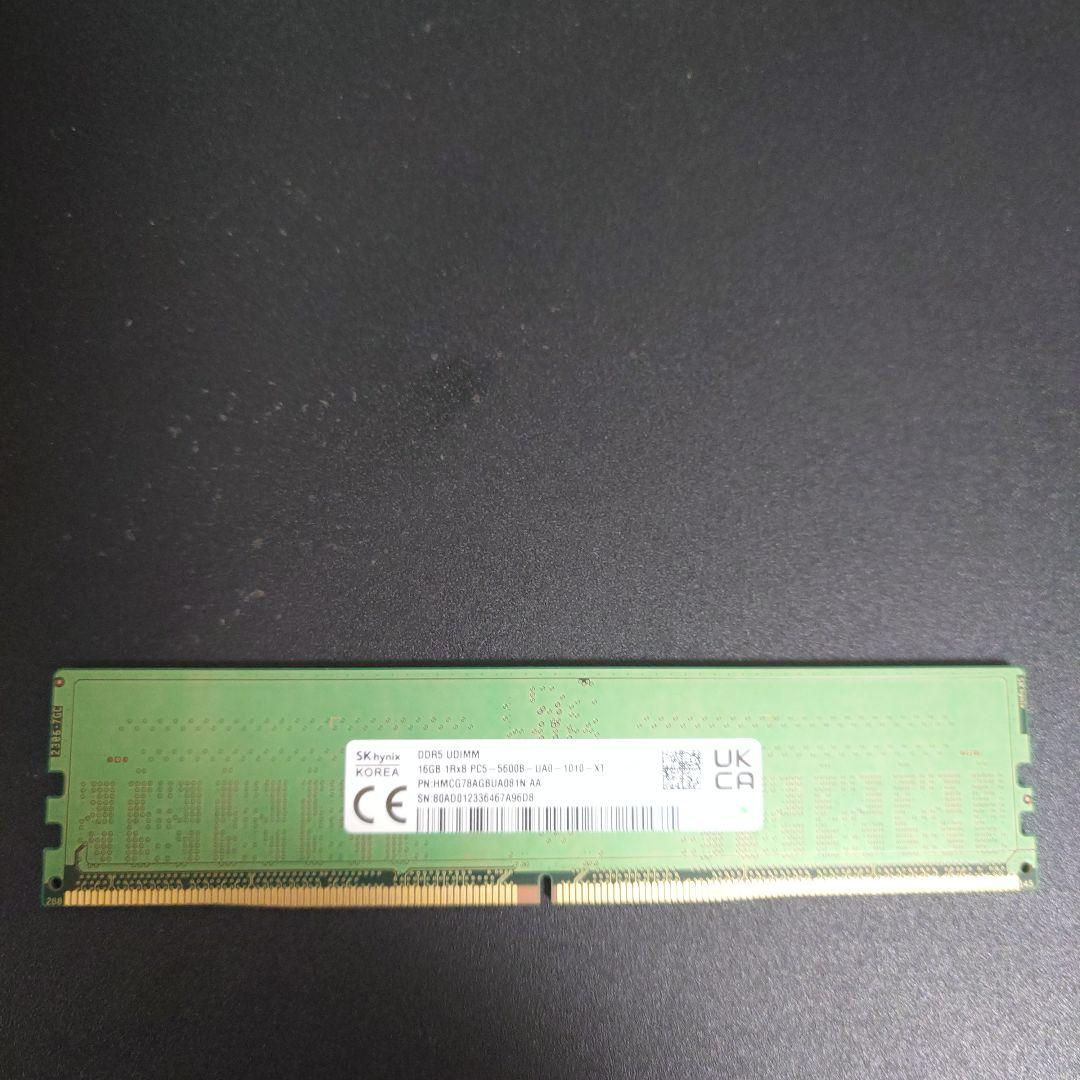 SK hynix 16GB DDR5-5600 PCメモリ sk hynix DDR5 16GB メモリー 5600 New SK Hynix 16GB DDR5 5600MHz