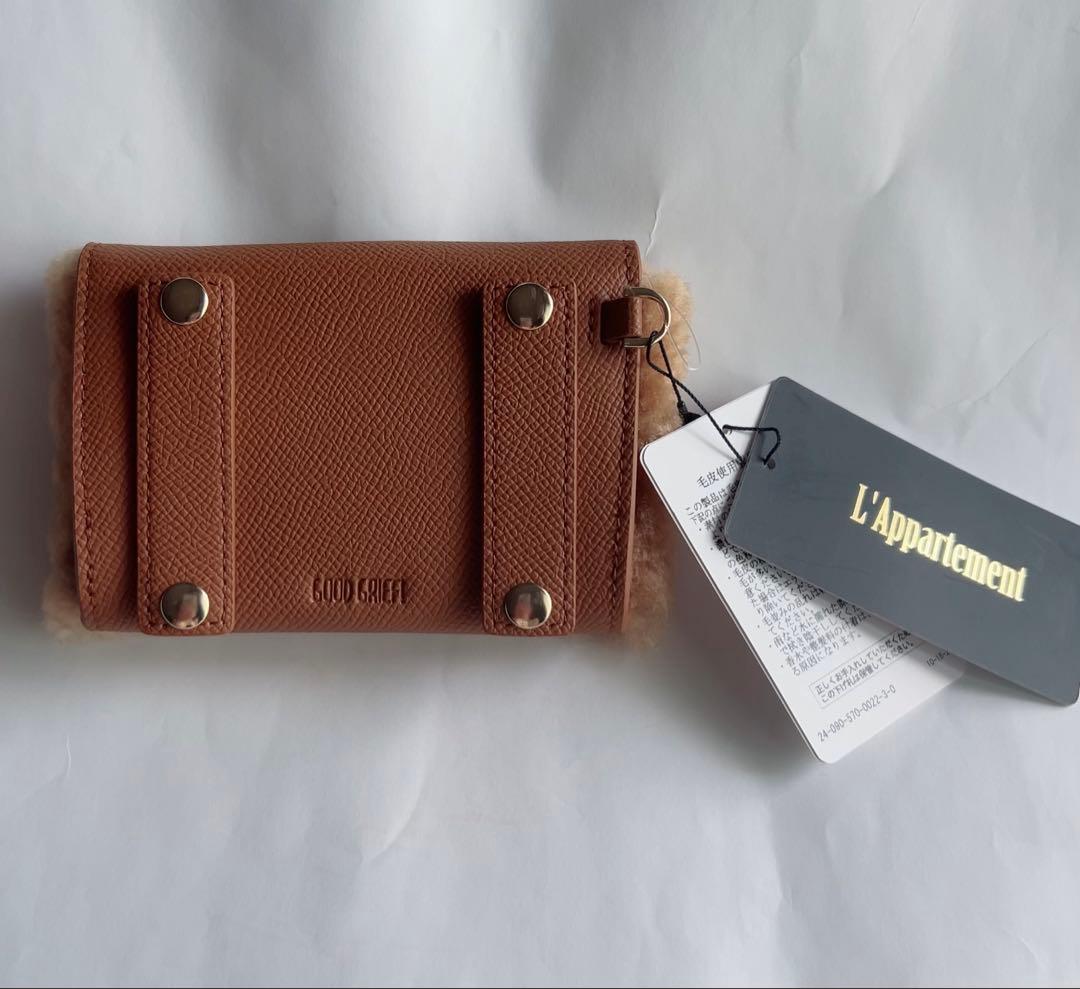 未使用】GOOD GRIEF!/グッド グリーフ ボアコンパクトケースチェーン