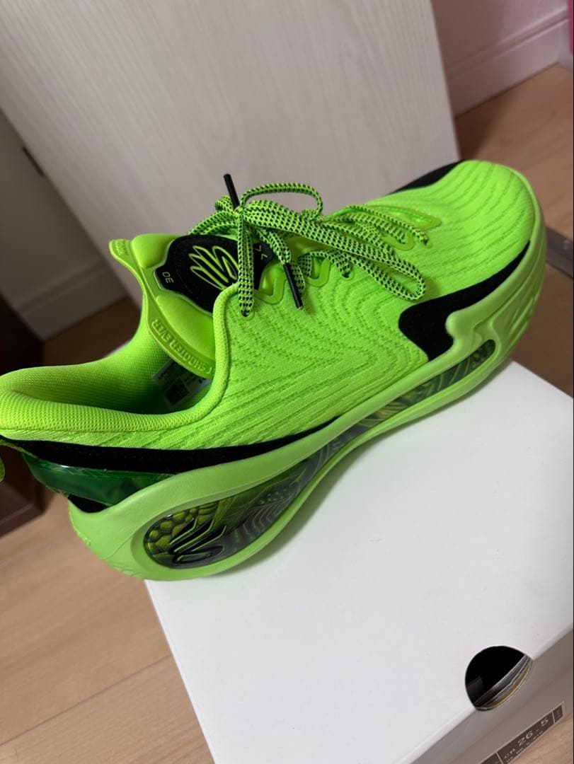 バスケットボールシューズ 26.5cm ライムグリーン/ブラック