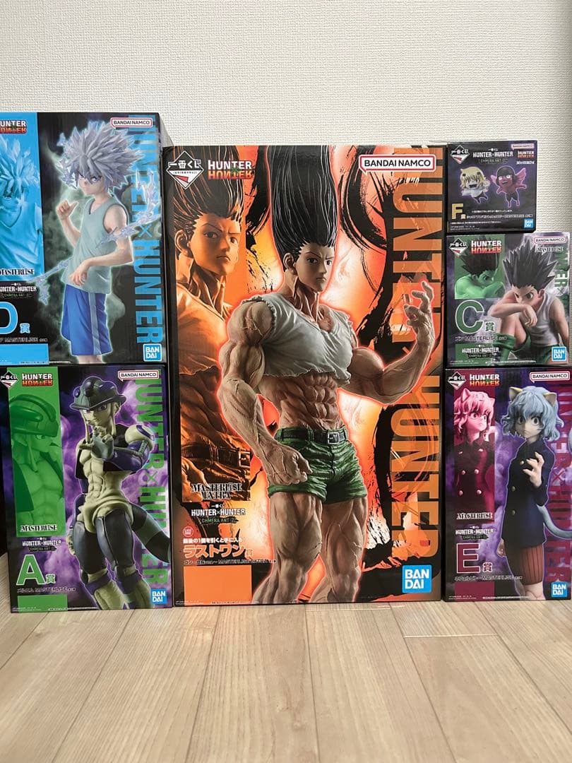 一番くじ　ハンターハンター　フィギュア　コンプ ハンターハンター』一番くじが本日（8/29）発売。ゴンさんのフィギュア