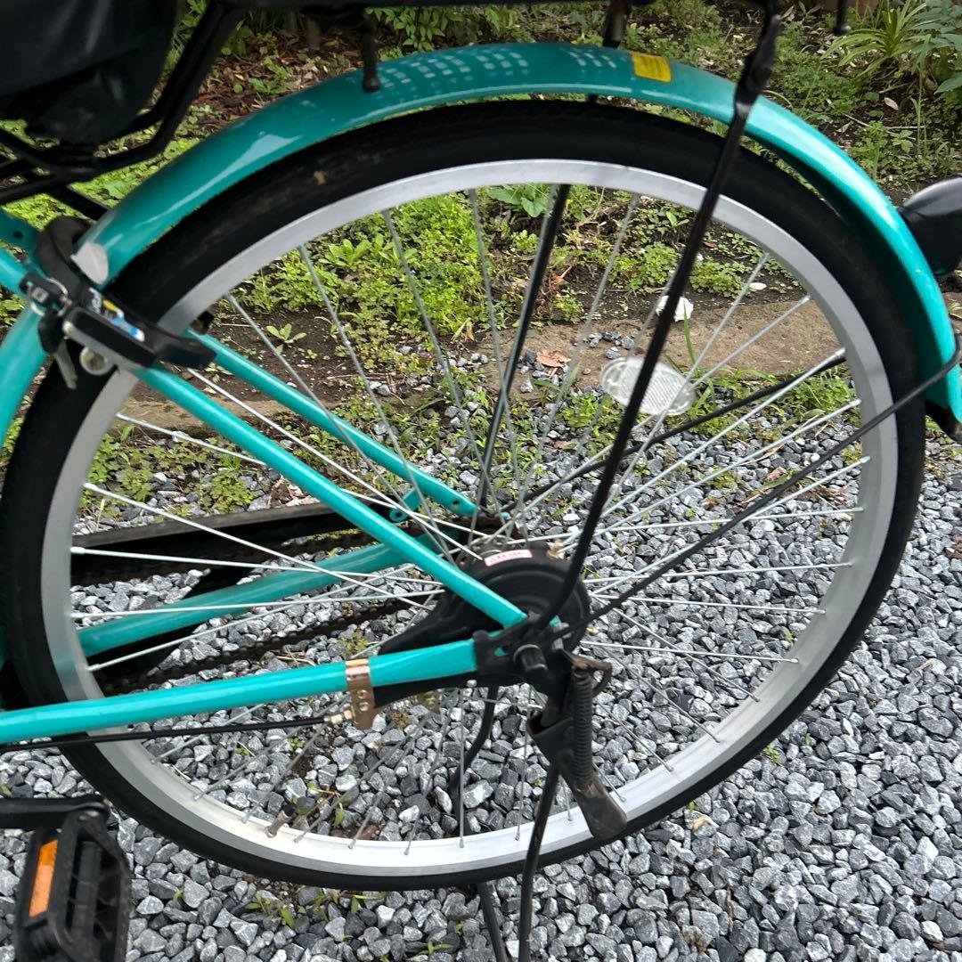 Rosellyシティサイクル アクアブルー 26c