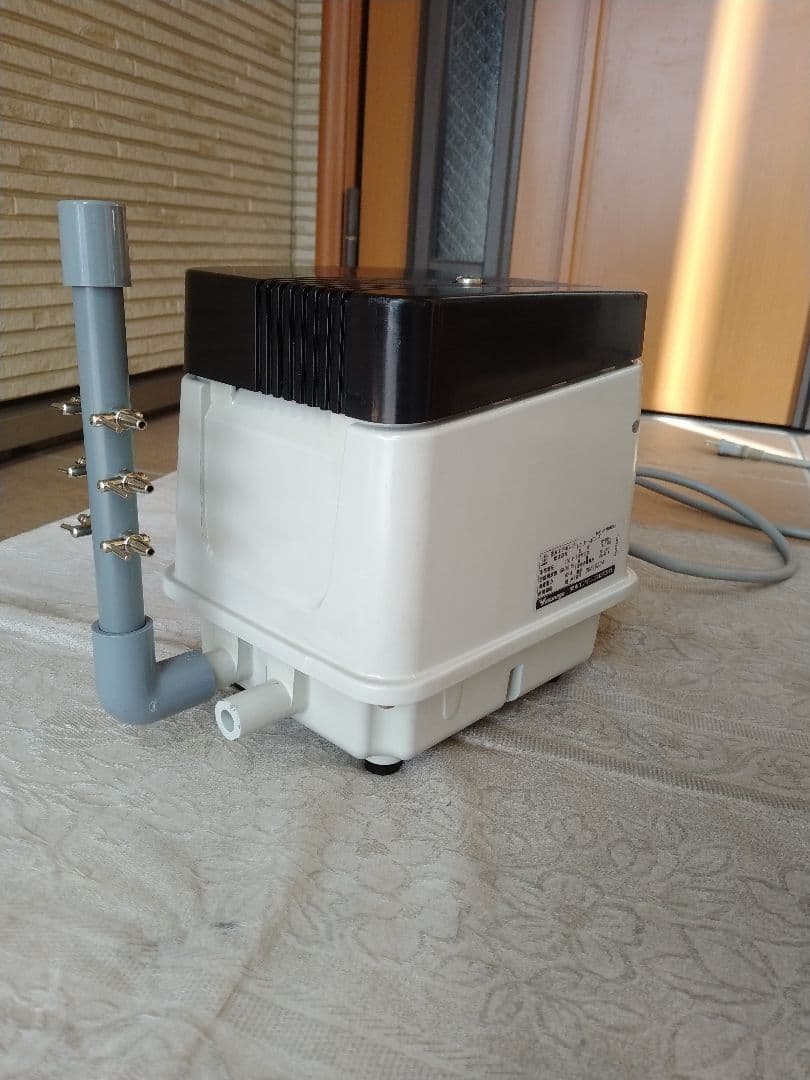 【安永(EP-80E-L)80L】334　エアポンプ　ブロワ　浄化槽 babafuku_50113